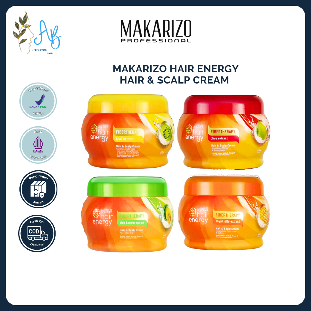 Jual MAKARIZO HAIR ENERGY HAIR & SCALP CREAM 500GR | CREAMBATH ...