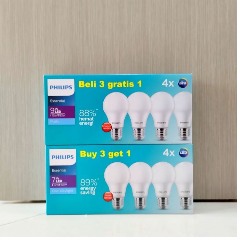 Jual Beli Gratis Lampu Philips Led Essential W W Bola Lampu