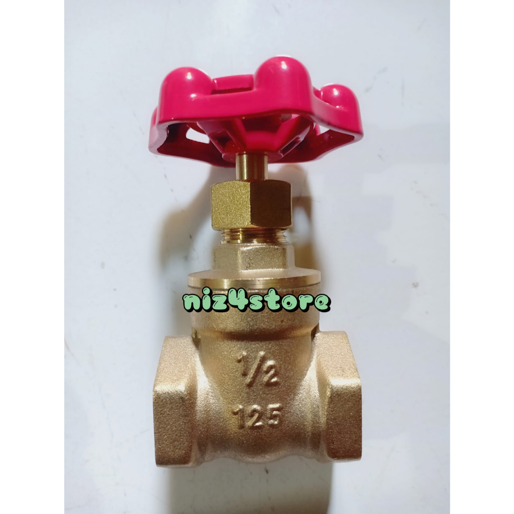 Jual Gate Valve Kuningan Inch Stop Kran Putar Kuningan Inch Shopee Indonesia