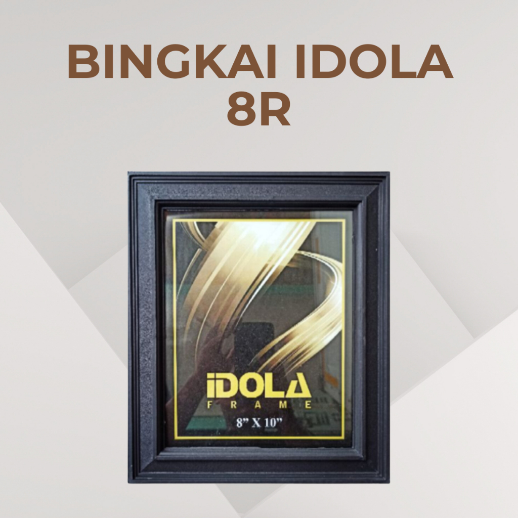 Jual Bingkai Idola Frame 8R Polos Hitam Murah Lengkap Cetak 20x25 ...