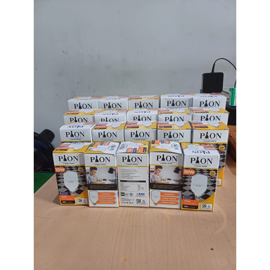 Jual Lampu LED Bohlam LED Cahaya Putih PION Low Voltase | Shopee Indonesia