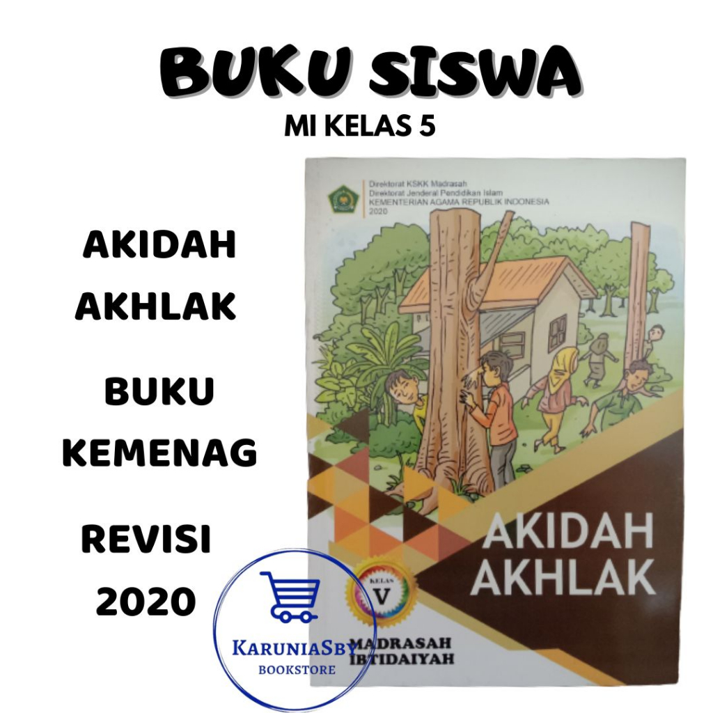 Jual Buku Siswa Kelas 5 MI AKIDAH AKHLAK KEMENAG | Shopee Indonesia