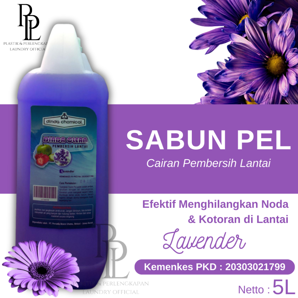 Jual Sabun Pel Pembersih Lantai Floor Cleaner Dinda All Variant 5 Liter