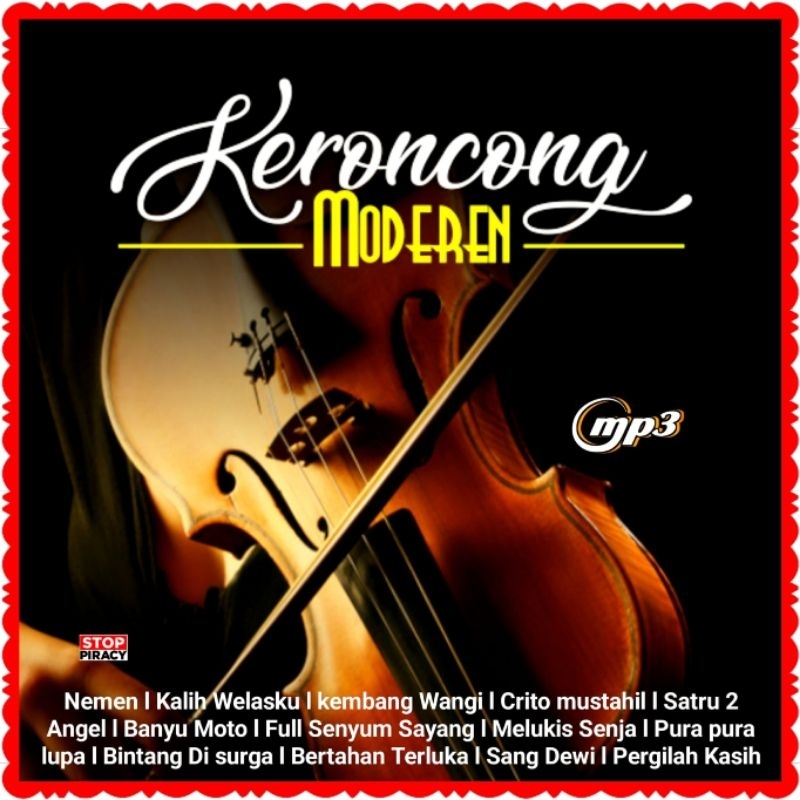 Jual KASET CD MP3 LAGU KERONCONG MODERN-LAGU KERONCONG MODERN-LAGU ...