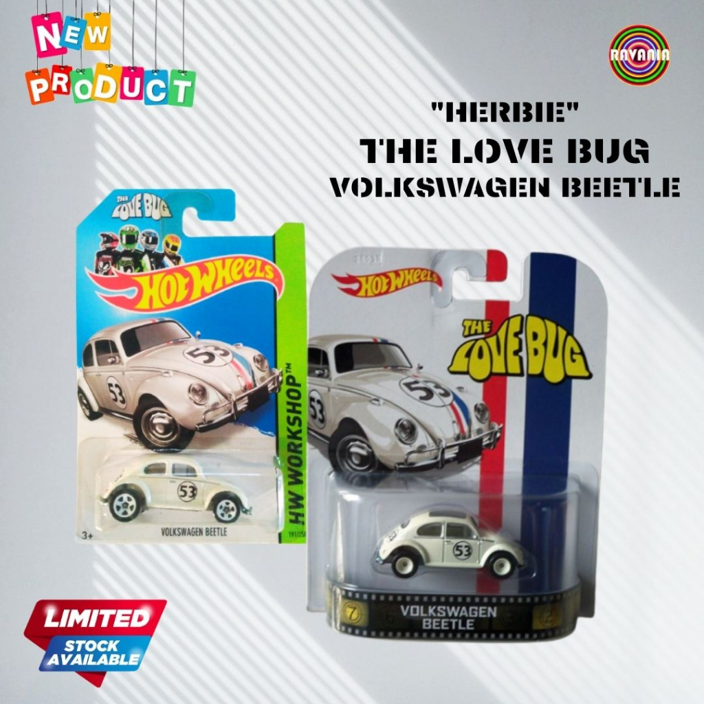 Jual Herbie - The Love Bug - Volkswagen Beetle - Miniatur Mobil Mainan ...