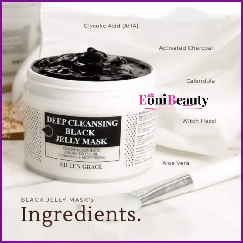 Jual EILEEN GRACE - Deep Cleansing Black Jelly Mask