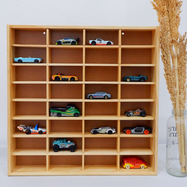 Jual Simple Furniture - Rak hotwheels / rak diecast isi 32pc | Shopee ...