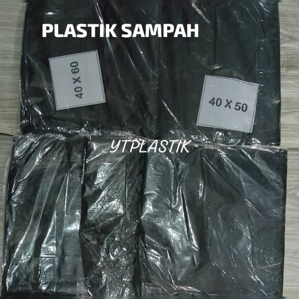 Jual Kantong Plastik Sampah 40x60 40x50 50x75 Hitam Kuat Kantong Plastik Sampah Shopee Indonesia 6913
