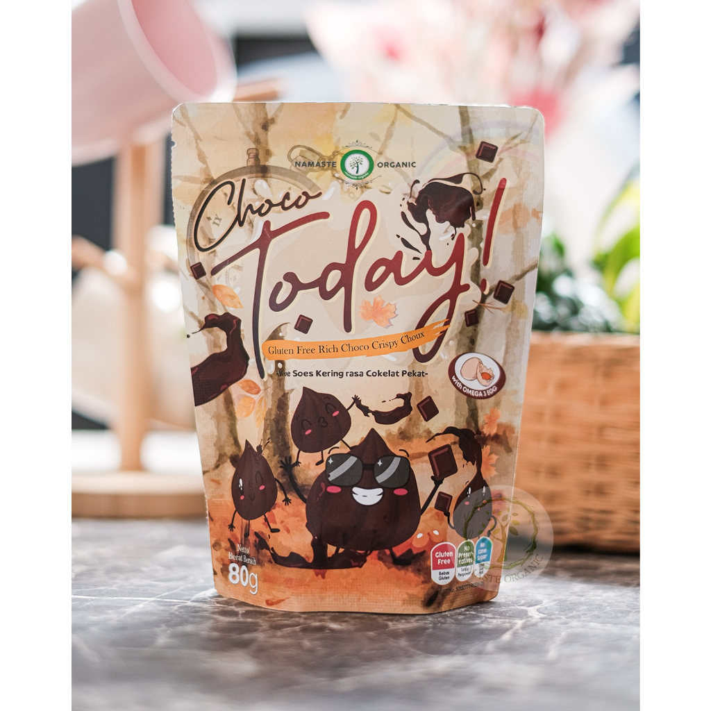 Jual TODAY CHOCO - GLUTEN FREE RICH CHOCO CRISPY CHOUX 80GR | Shopee ...