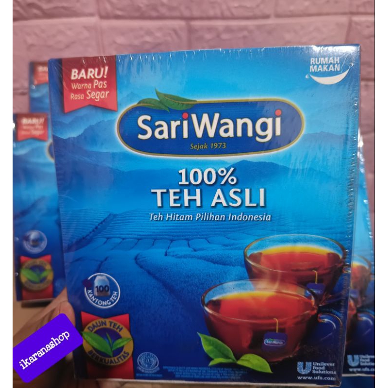 Jual Sariwangi Teh Celup Hitam Asli Isi 100 Shopee Indonesia 6991