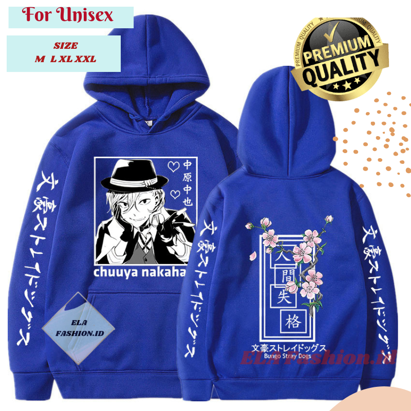 Jual Chuuya Nakahara Saku Pullover Hoodie Bungo Bungou Stray Dogs