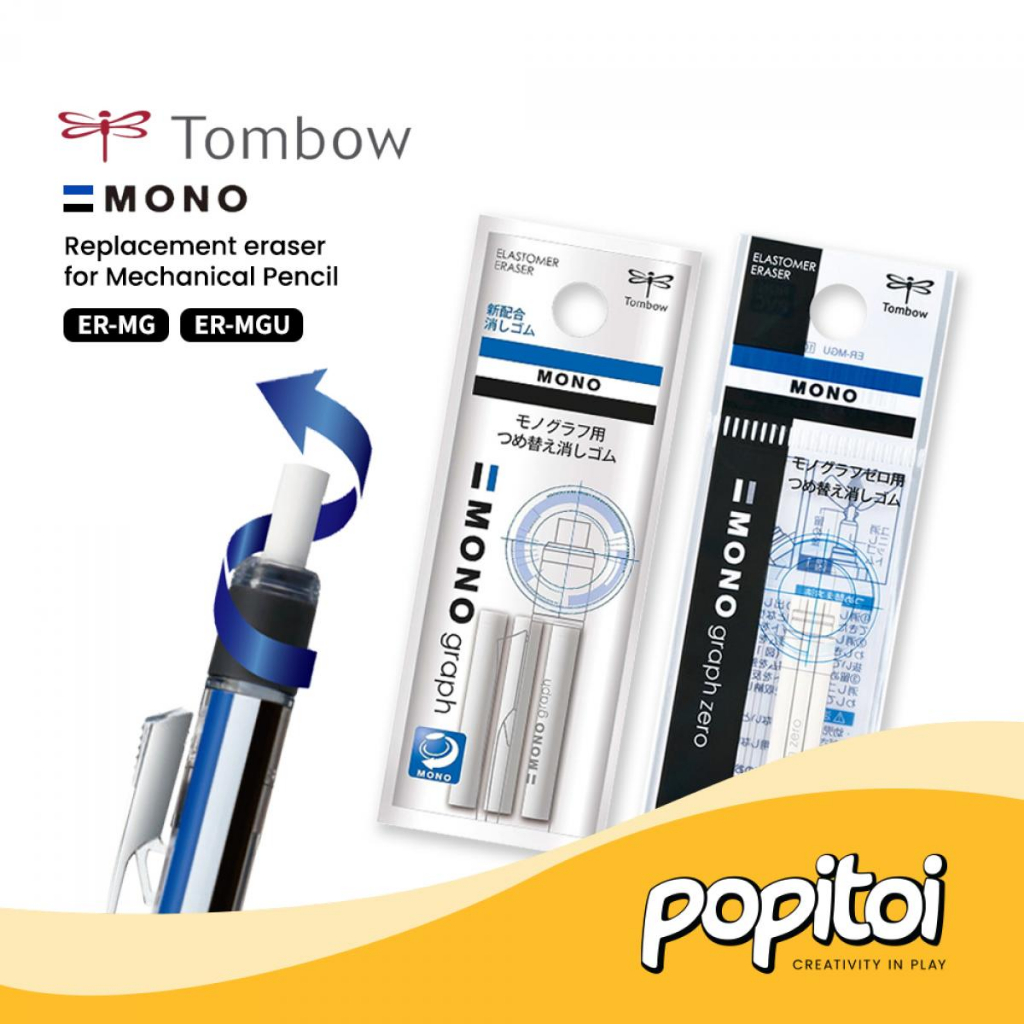 Jual Replacement Eraser Refill for Tombow Mono Mechanical Pencil Isi