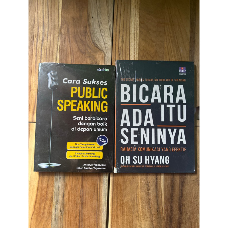 Jual Paket Buku Cara Sukses Public Speaking Bicara Itu Ada Seninya Shopee Indonesia