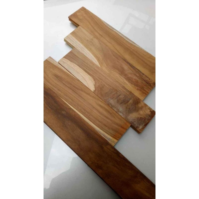 Jual Promo Lantai Kayu Jati Grade B Ukuran Kayu : Tebal 1.2 cm x lebar