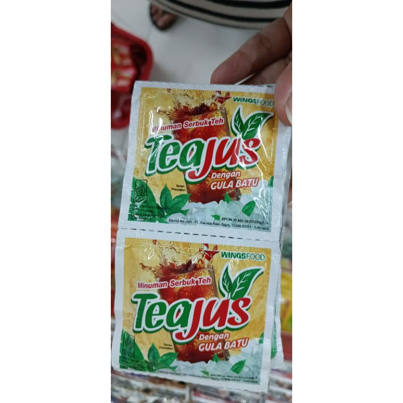 Jual Tea Jus Minuman Serbuk Teh 1 Renceng Isi 10 Sachet Shopee Indonesia 4923