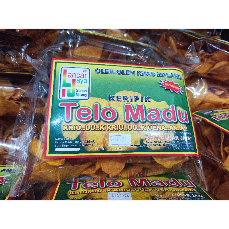 Jual Keripik Telo Madu Lancar Jaya Ketela Keripik Kripiktelo Oleh