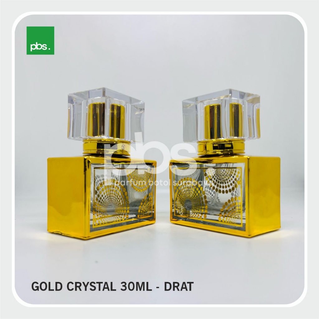 Jual Botol Parfum - Gold Kristal 35ml | Drat | Shopee Indonesia