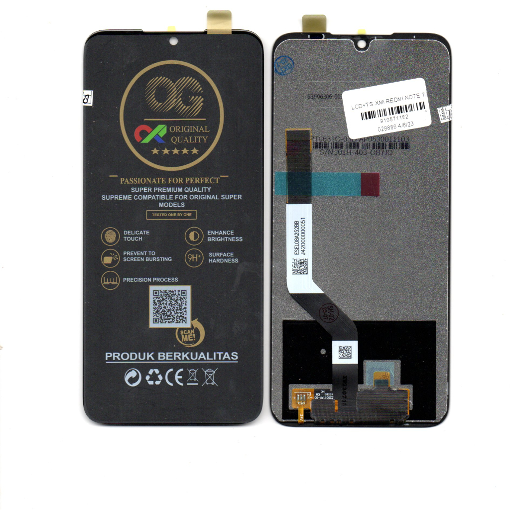 Jual LCD XIAOMI REDMI NOTE 7 OG ORI SUPER FULLSET TOUCHSCREEN | Shopee ...
