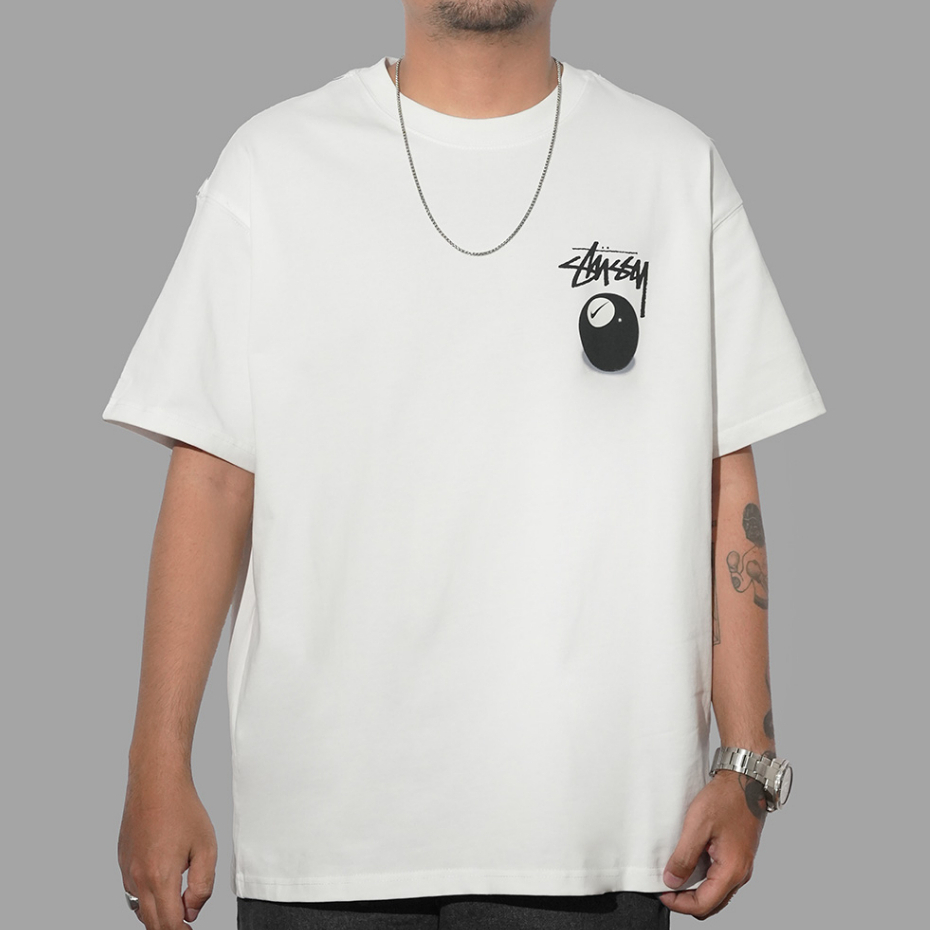 Jual Nike x Stussy 8 Ball Multi White Tee | Shopee Indonesia