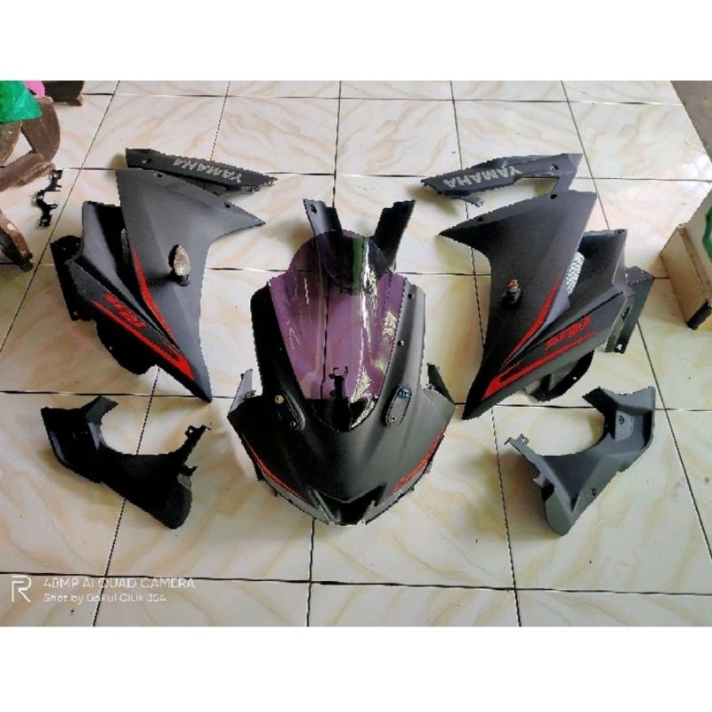 Jual bodi depan r15 v3 ori copotan / fairing depan r15 v3 | Shopee ...