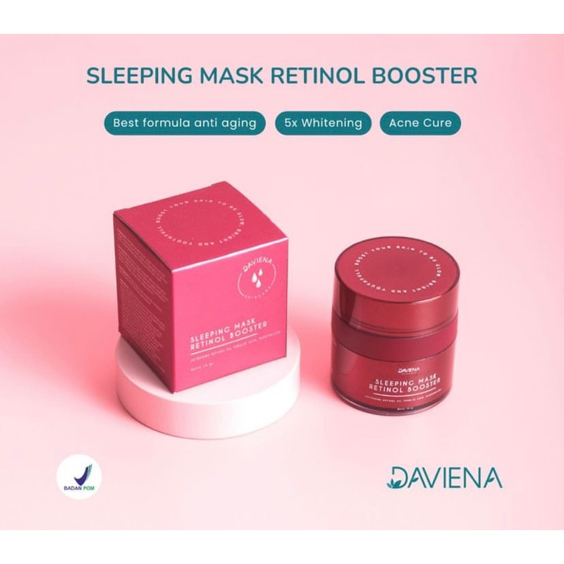 Jual SLEEPING MASK RETINOL BOOSTER RETINOL BOOSTER DAVIENA SKINCARE