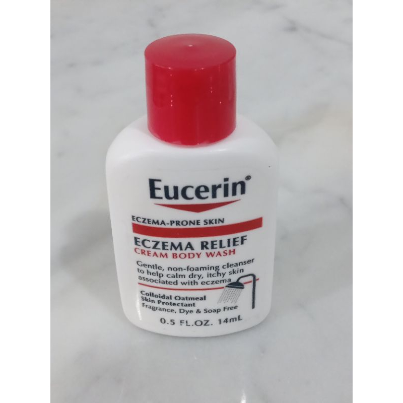 Jual Eucerin Eczema Relief Cream Body Wash 14ml Shopee Indonesia