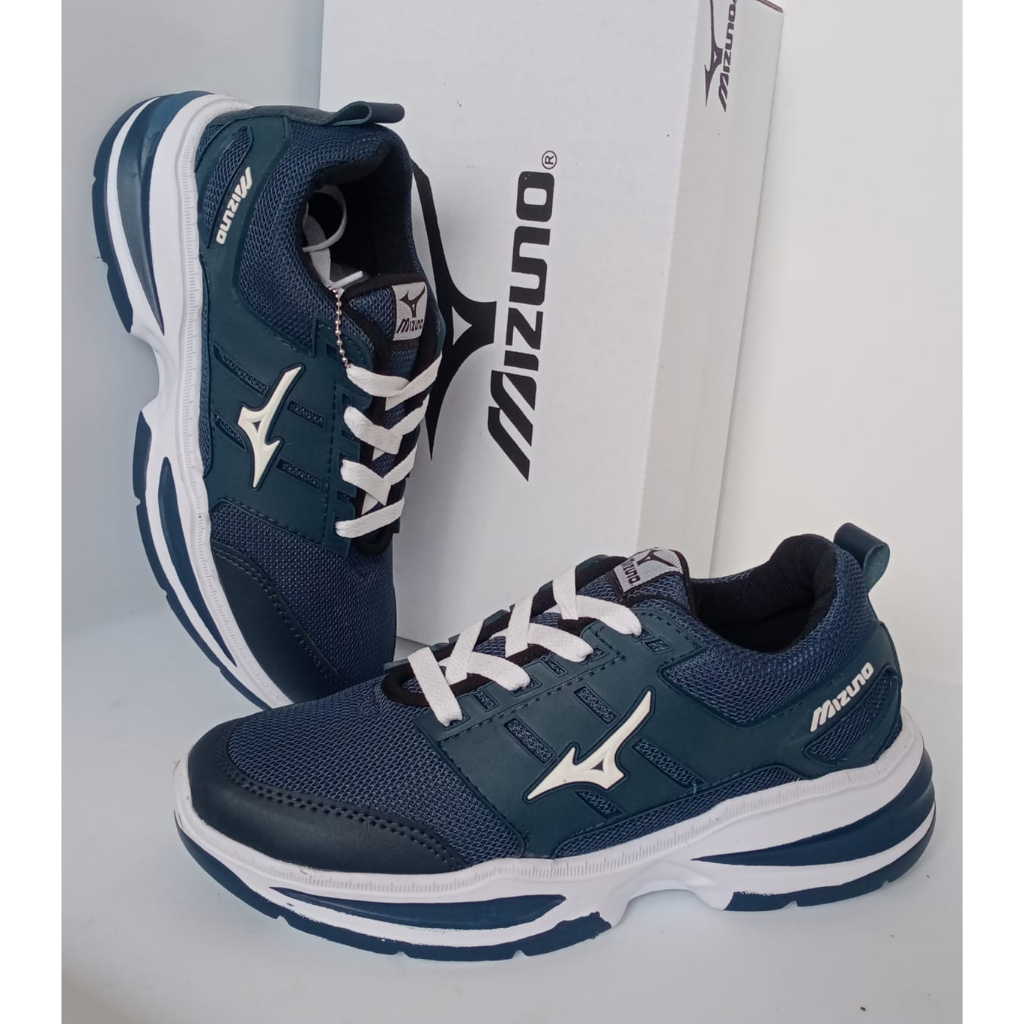 Jual SEPATU OLAHRAGA KASUAL CEWEK COWOK KEREN 2023 NAVY WHITE MODEL