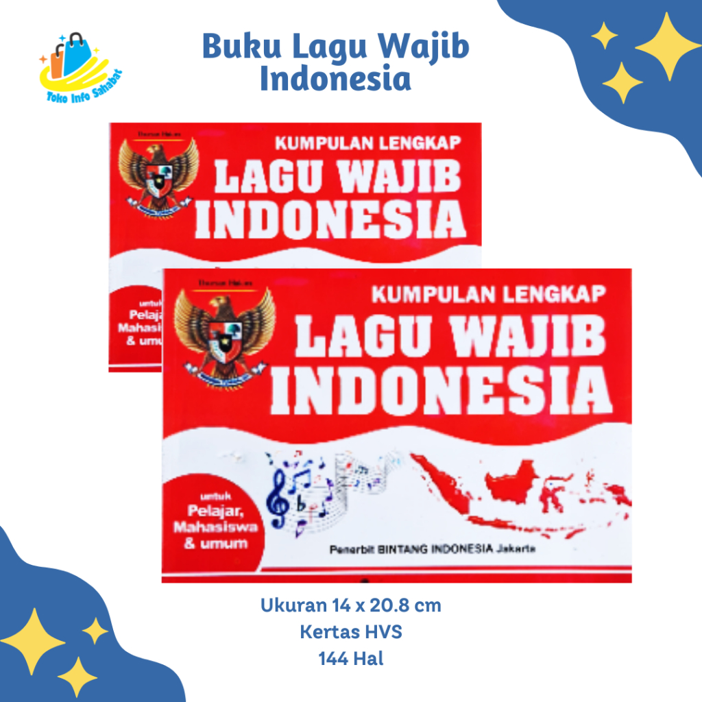 Jual Buku Kumpulan Lagu Wajib Indonesia Terlengkap Edisi Baru | Shopee ...