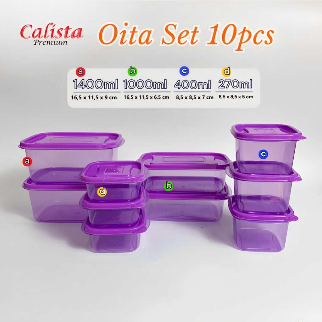 Jual OITA FOOD PREPARATION CALISTA TEMPAT MAKAN/SET KONTAINER