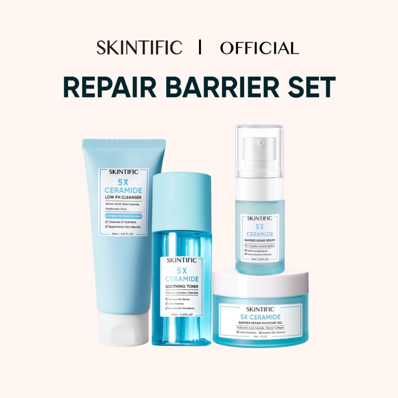 Jual Ready Skintific X Ceramide Barrier Package Paket Set