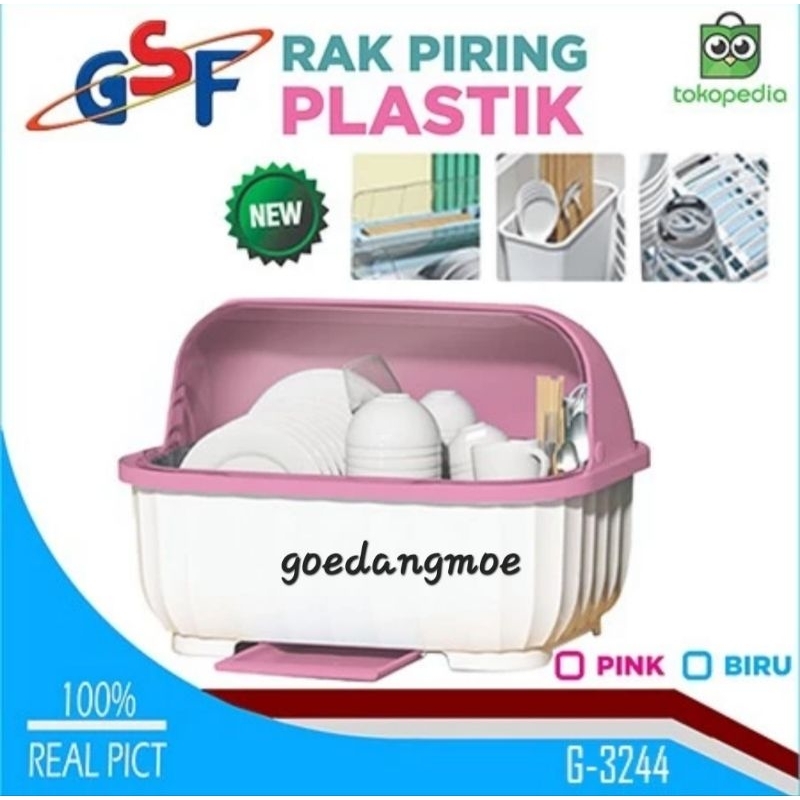 Jual GOSEND Rak piring plastik GSF G3244 G-3244 | Shopee Indonesia