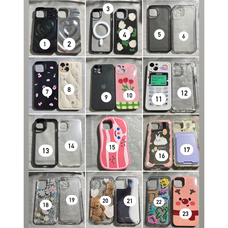 Jual [BUY 2 GET 1] PRELOVED CASE IPHONE 13/ 14 MURAH BAGUS Shopee