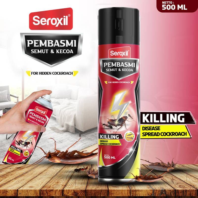 Jual Semprotan Obat Racun Pembasmi Anti Semut & Kecoa Paling Ampuh 100