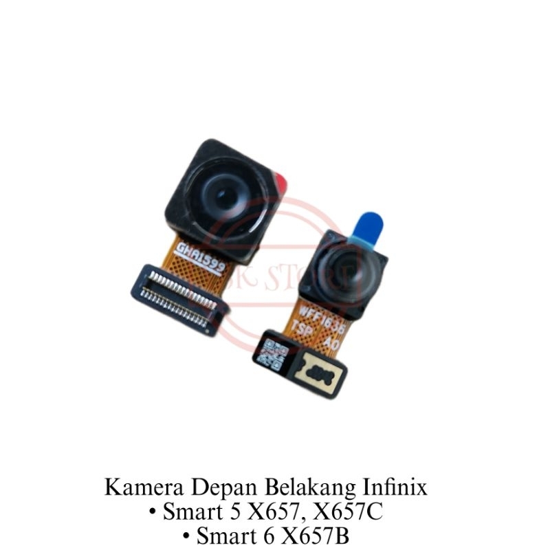 Jual KAMERA DEPAN BELAKANG INFINIX SMART 5 X657, X657C / SMART 6 X657B ...