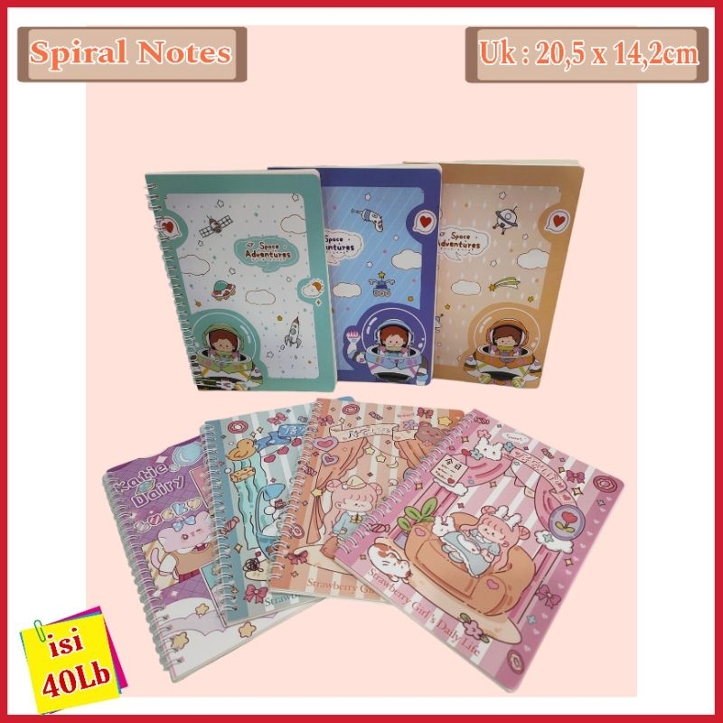 Jual BUKU SPIRAL NOTES BOOK A5 | Shopee Indonesia