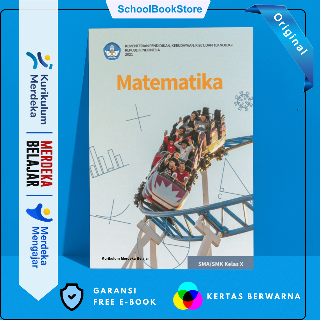 Jual Buku Paket Matematika Kelas 10 X Sma Smk Kurikulum Merdeka Belajar