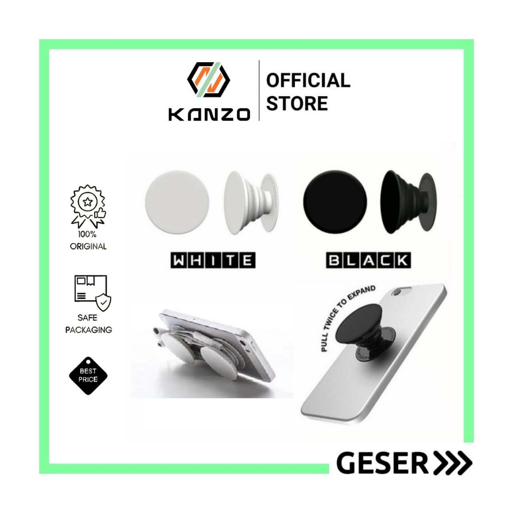 Jual Kanzo - Pop Socket Polos / Stand Holder Handphone / Pop Socket ...