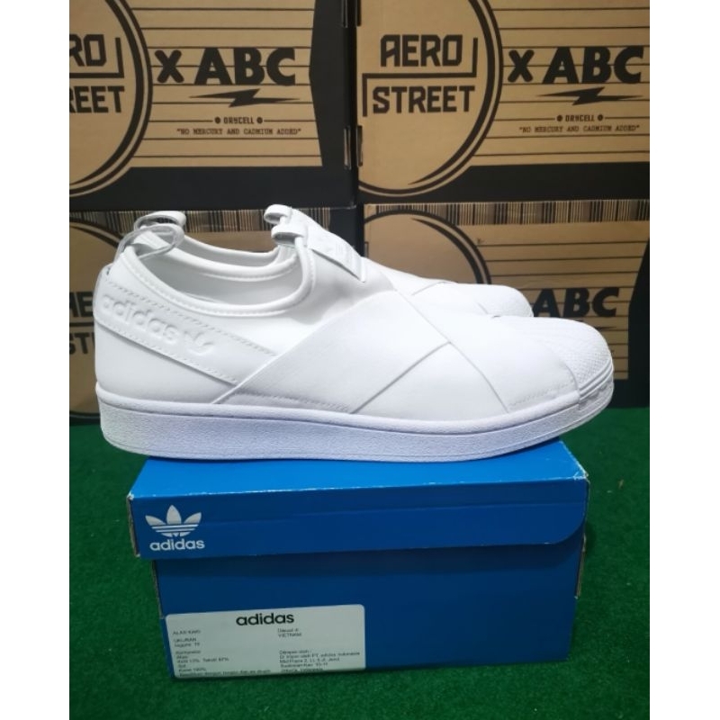 Jual adidas slip on original hotsell