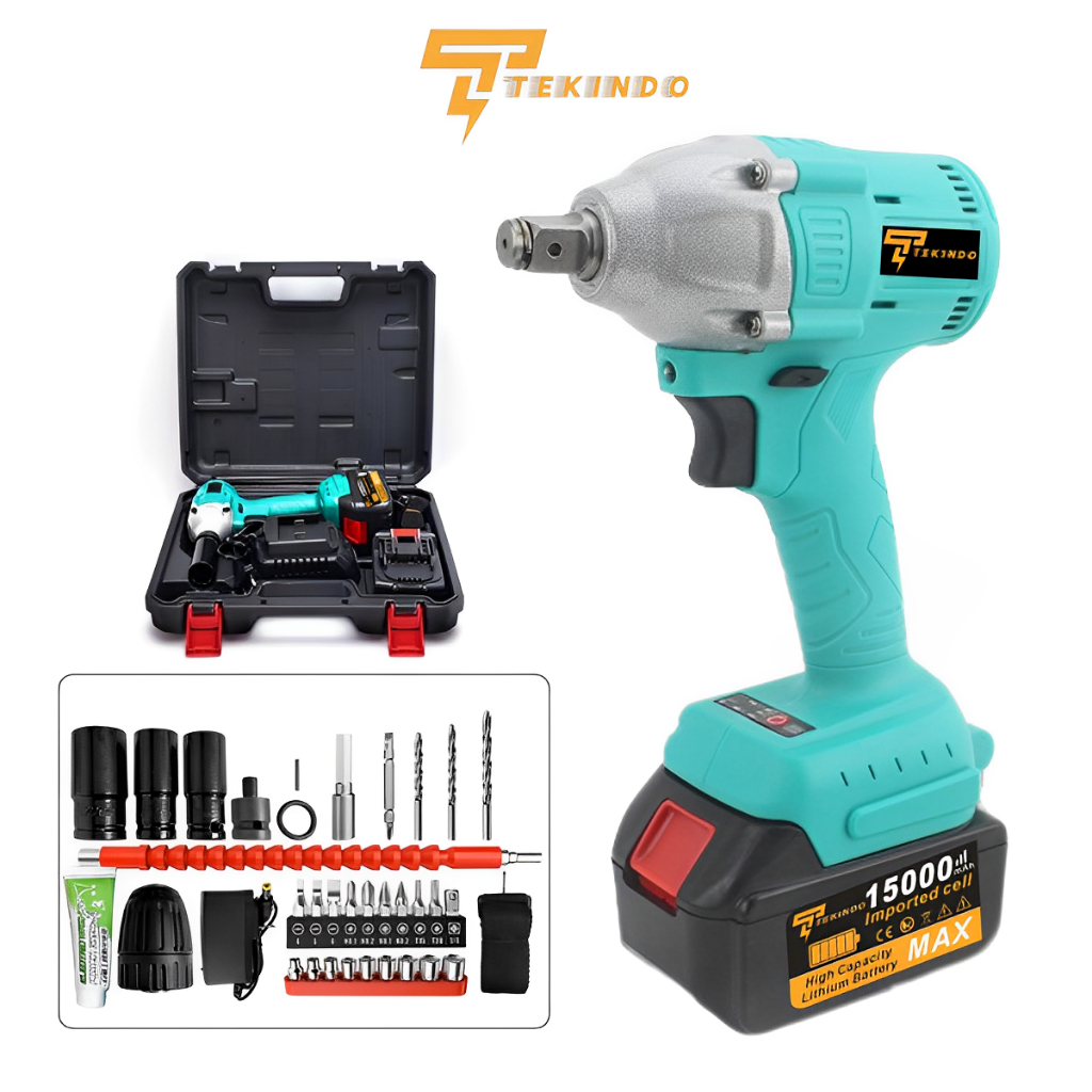 Jual Mesin Kunci Pas Listrik Pembuka Baut Impact Wrench Brushless Cas