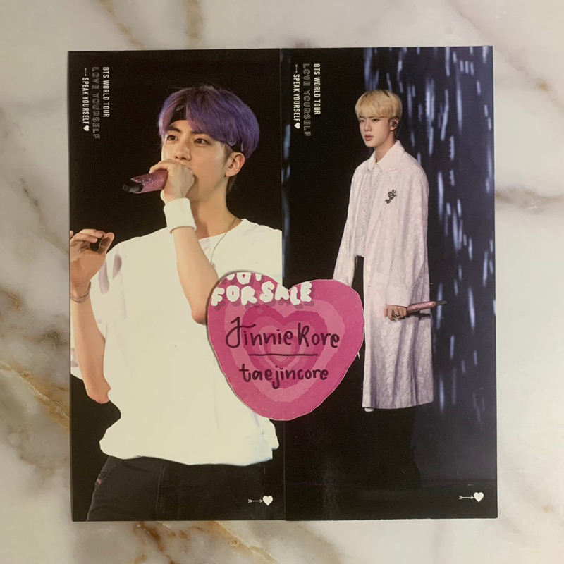 BTS Love Yourself Speak Yourself London World Tour factory - Jimin bookmark