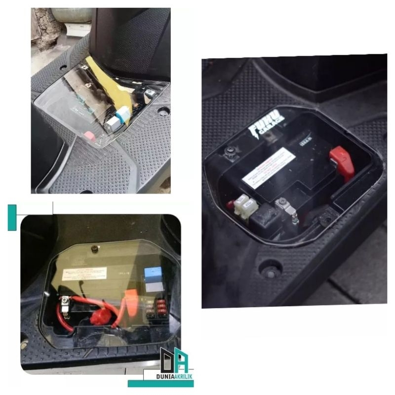 Jual cover tutup aki bahan aklirik transparan buat beat fi new tahun