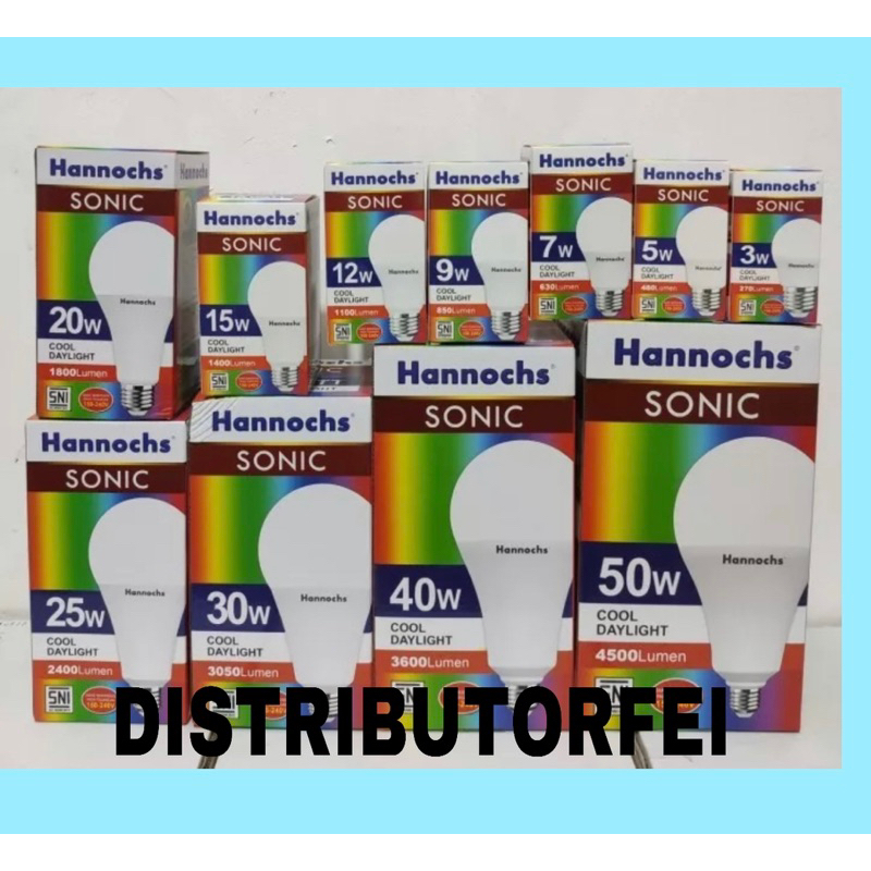 Jual LAMPU HANNOCHS SONIC LED BOHLAM 30watt,40watt,50watt | Shopee ...
