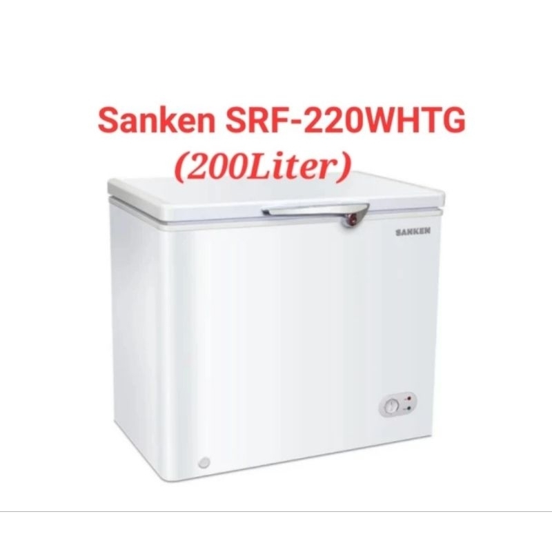 Jual Bmj Sanken Chest Freezer Box Srf Lemari Pembeku Kapasitas Liter Low Watt Shopee