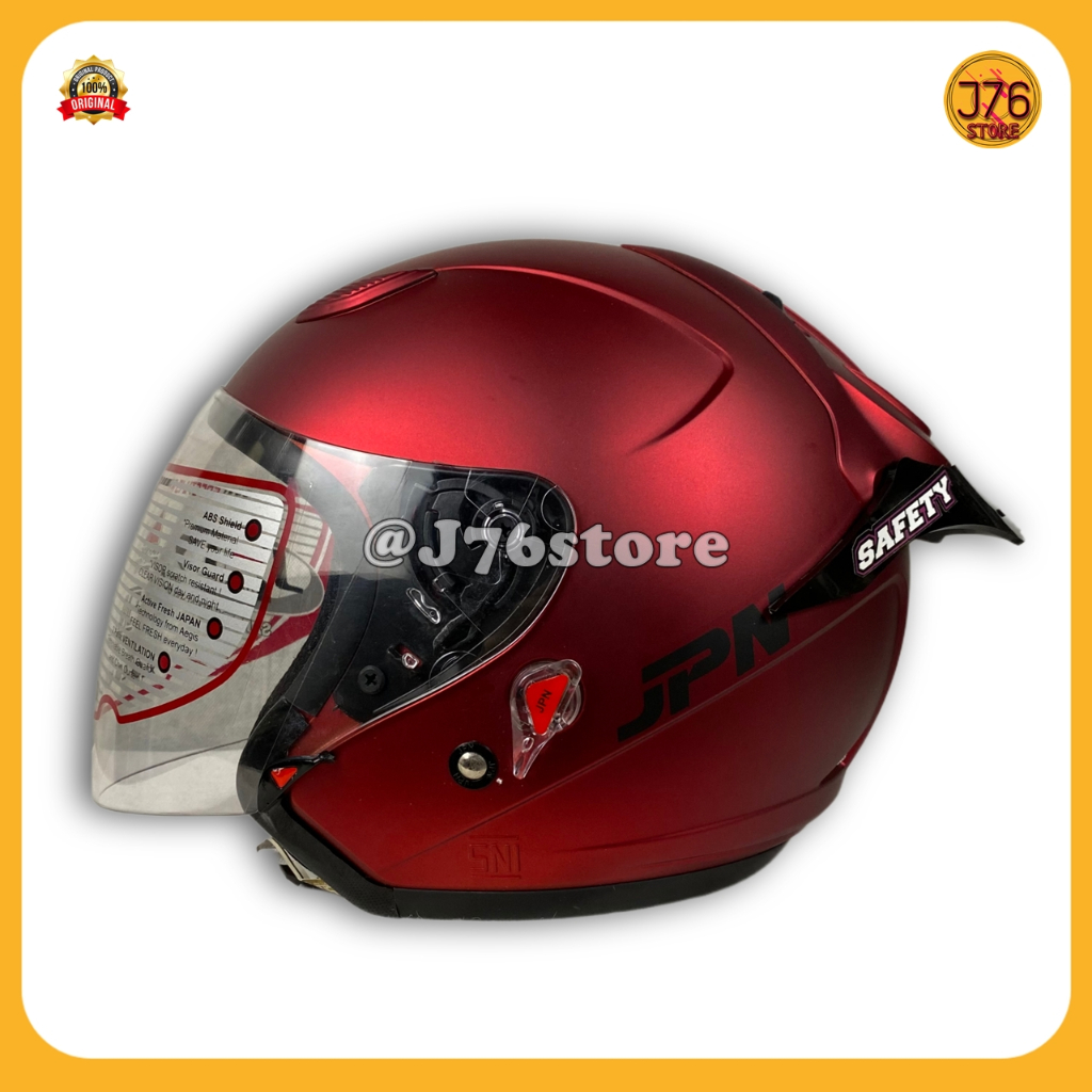 Jual Helmets Sepeda Motor Half Face Jpn Galaxy Solid Polos Original Premium Best Quality Standar