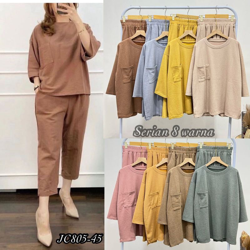 Jual Setelan Wanita Polos Kekinian Rayon Premium Quality | Setelan