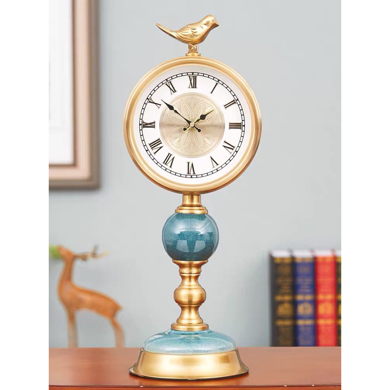 Jual Jam Meja Eropa Retro keramik / Jam meja Etnik Lishida | Shopee ...
