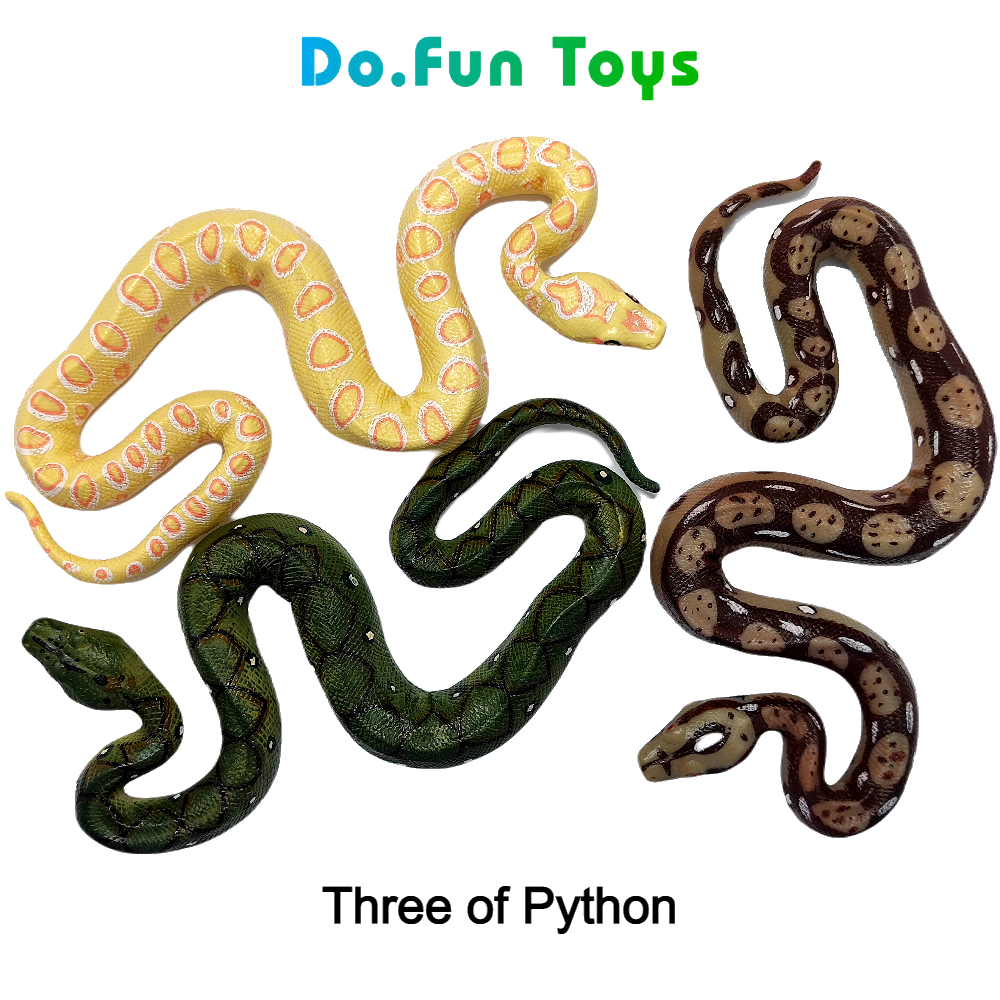 Jual Animal Figurine | PYTHON SNAKE NEW / Mainan Miniatur Binatang Ular ...