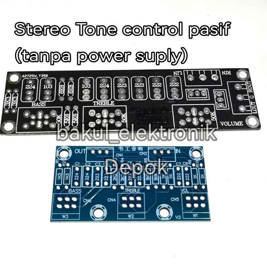 Jual pcb tone control pasif stereo | Shopee Indonesia