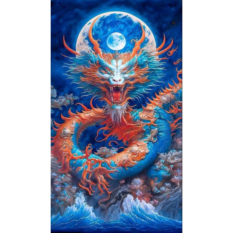 Jual Poster Cetak, NAGA API, Ukuran JUMBO, 100x70cm DAN 150x100cm ...