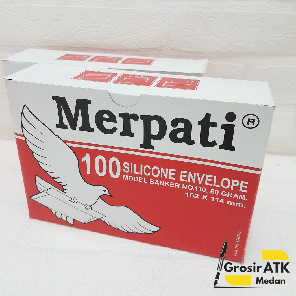 Jual Amplop Merpati Merah Polos/Amplop Merpati Sedang/Amplop Polos ...